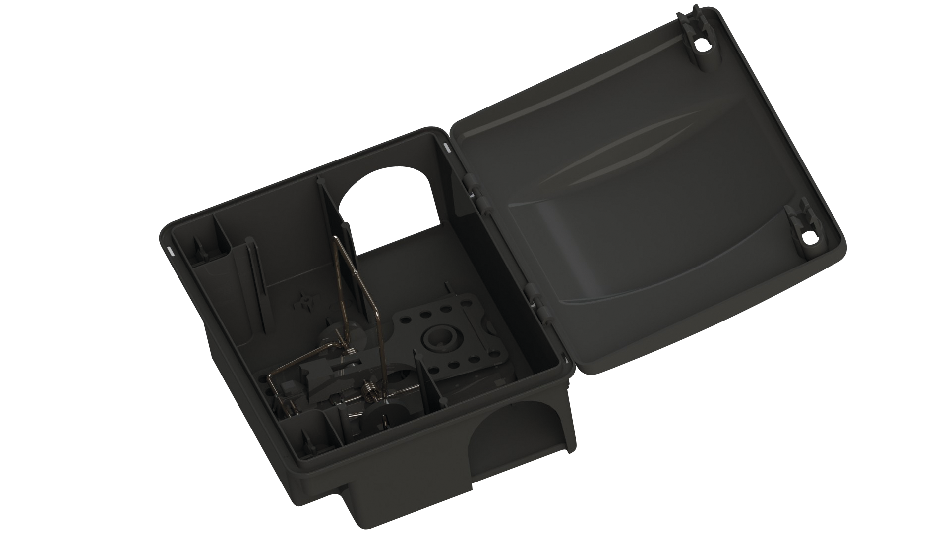 Átlátszó kompakt patkányláda magasított tetővel - Image 21