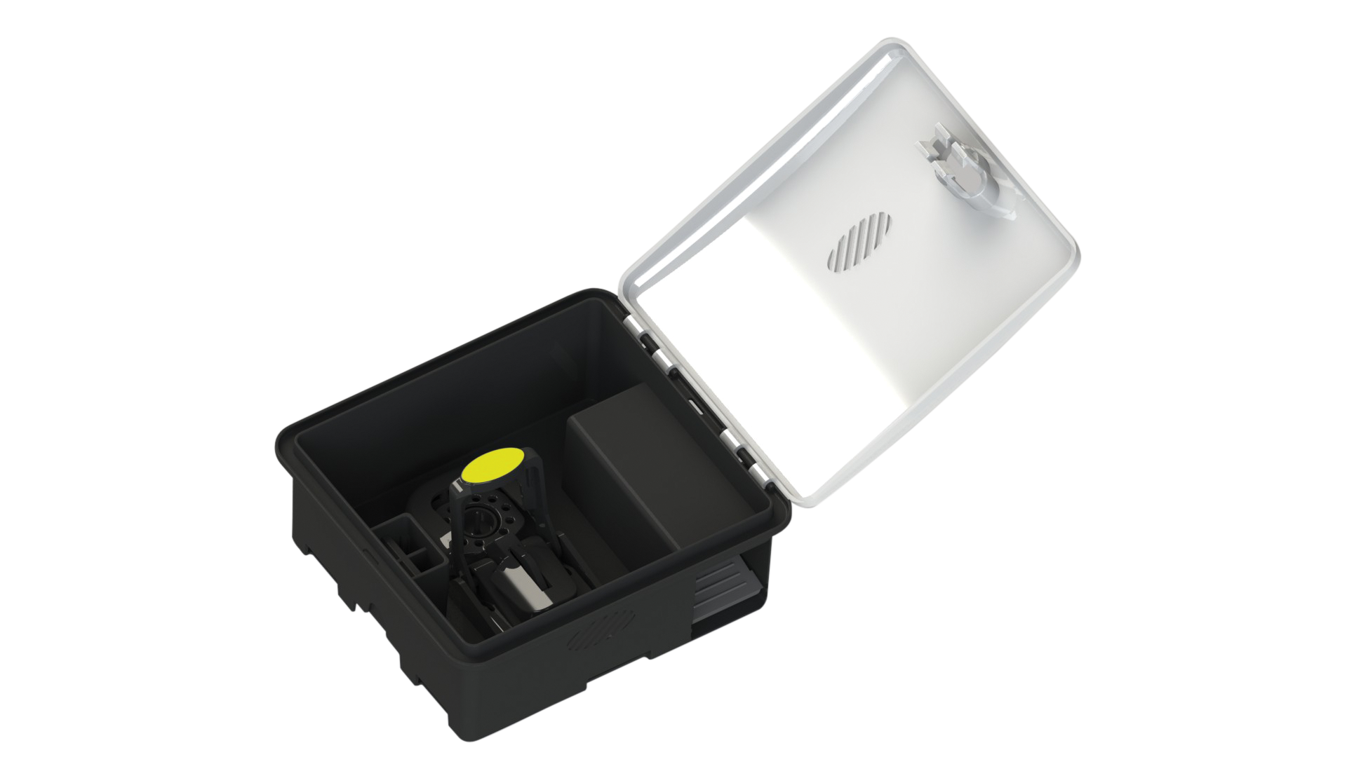 Átlátszó kompakt patkányláda magasított tetővel - Image 33