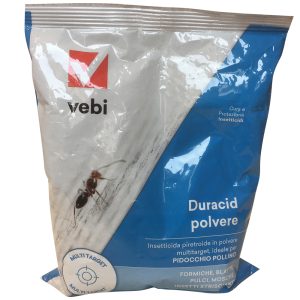 Vebi Duracid PW rovarirtó porozószer, rovarriasztó por, 1 kg