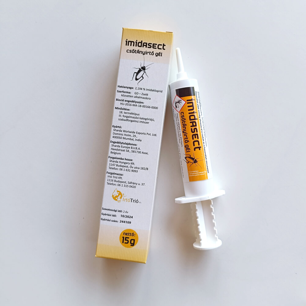 Imidasect csótányirtó gél, csótány elleni hatékony formulával, 15 g