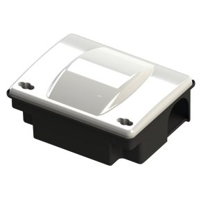 Átlátszó kompakt patkányláda magasított tetővel